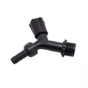Ver imagem 1 de Torneira para Jardim Plástico ABS com Bico para Mangueira Água Fria Preto Pádova