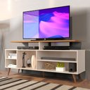 Ver imagem 1 de Rack para TV 65 Polegadas Off White Viena Carmolar