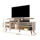 Ver imagem 4 de Rack para TV 65 Polegadas Off White Viena Carmolar