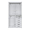 Ver imagem 3 de MÓDULO CLOSET 200X45X100 C/ 5 GAVETAS E CABIDEIRO DUPLO M367.B MUNDI MOVEIS