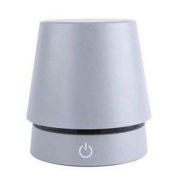 Luminária Mesa Led 3 Tons Usb Touch Retrátil Luna 10cmx10cmx28cm Cinza Plástico - 2