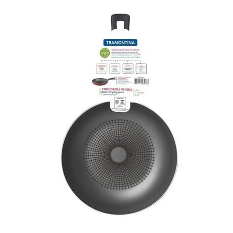 Frigideira Funda Tramontina 28 cm 3,3 Litros Starflon Antiaderente