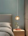 Ver imagem 3 de Lustre Globo Vidro Pendente Cristal Globinho Led Luminária Moderna
