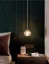 Ver imagem 5 de Lustre Globo Vidro Pendente Cristal Globinho Led Luminária Moderna