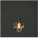 Ver mais imagens de Lustre Globo Vidro Pendente Cristal Globinho Led Luminária Moderna