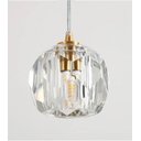 Ver imagem 4 de Lustre Globo Vidro Pendente Cristal Globinho Led Luminária Moderna