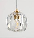Ver imagem 4 de Lustre Globo Vidro Pendente Cristal Globinho Led Luminária Moderna