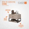 Mesa de Cabeceira Suspensa Off White Cd - 4