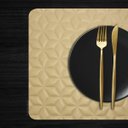 Ver imagem 5 de 10 Jogo Americano Geo Alto Padrão Impermeável Bg Pvc