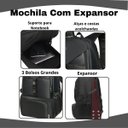 Ver imagem 5 de Mochila Motoqueiro Moto Expansor Resistente Capacete Grande:preto