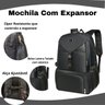 Mochila Motoqueiro Moto Expansor Resistente Capacete Grande:preto - 4