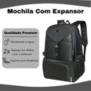 Ver imagem 3 de Mochila Motoqueiro Moto Expansor Resistente Capacete Grande:preto