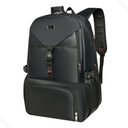 Ver imagem 1 de Mochila Motoqueiro Moto Expansor Resistente Capacete Grande:preto