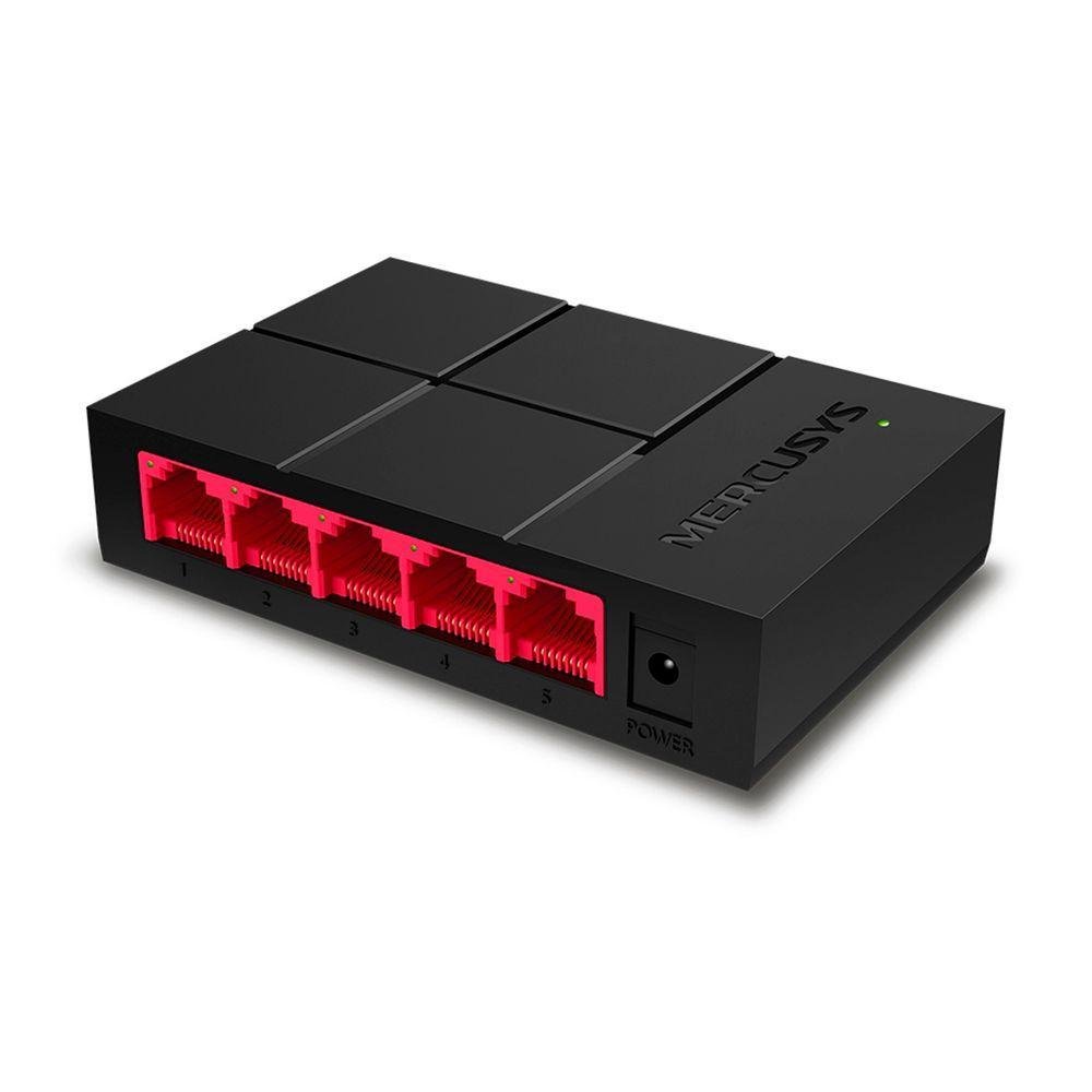 Switch de Mesa 5 Portas Gigabit 10-100-1000 Mbps Ms105g - 2