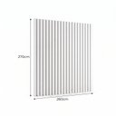 Ver imagem 3 de Painel para TV até 85 Polegadas de MDF 270cm x 260cm Branco