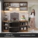 Ver imagem 6 de Armário de Cozinha 180cm Rustic Glamy 12 Rustic