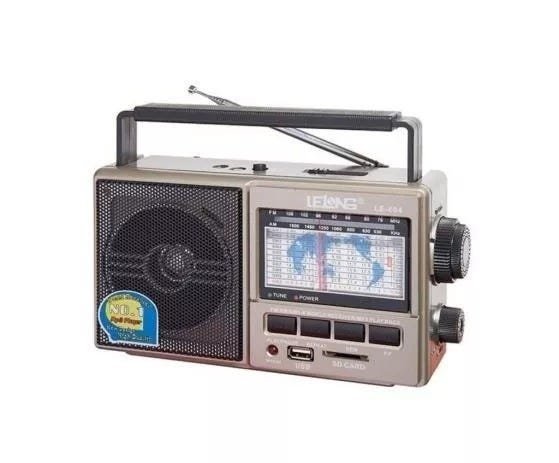 Rádio Portátil Retro Le-604 Estilo USB - 1