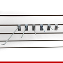 Ver imagem 1 de Gancho Painel Canaletado 05cm com 100 Unidades Zincado