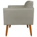Ver imagem 7 de Poltrona Decorativa Isabella Pés Palito Madeira Suede Nude - Gran Belo