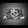 Quadro Decorativo 122x60 Sala Quarto Arte Caveira Mexicana P & B - 6