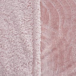 Manta Sherpa Realce King Dupla Face 240x260cm Wild Rosê - 3