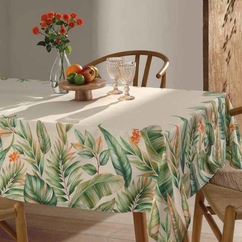 Toalha de Mesa Retangular 140x210cm Clean Renova Hércules D - Dohler Estampado Digital