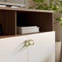 Ver imagem 6 de Rack para TV com 6 Nichos 2 Portas 180cm Lima Colibri