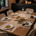 Ver imagem 5 de Kit 24 Pratos Rasos Stoneware Cerâmica Bio Pietra Porto Brasil Cozinhas Profissionais Buffets
