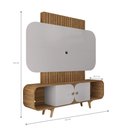 Ver imagem 3 de Painel Tv 75 Polegadas Embaré Cinamomo Off-white