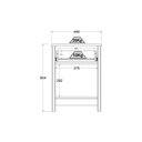 Ver imagem 4 de Mesa de Cabeceira Ditália 1Gv 1Pt com divisor DM-114 Branco