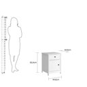 Ver imagem 5 de Mesa de Cabeceira Ditália 1Gv 1Pt com divisor DM-114 Branco