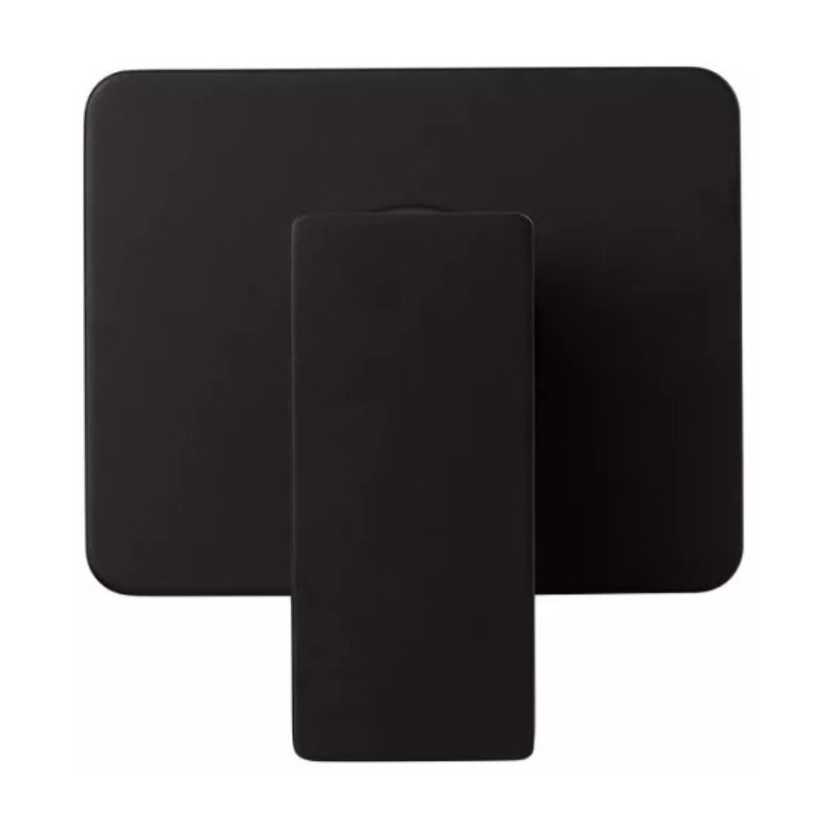 Acabamento para Registro Monocomando Ducha Higiênica Íntima Base Deca Preto Fosco Metal Luxo Pmx - 2