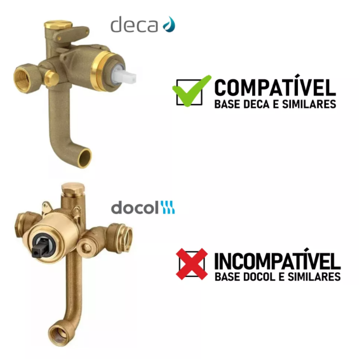 Acabamento para Registro Monocomando Ducha Higiênica Íntima Base Deca Preto Fosco Metal Luxo Pmx - 6