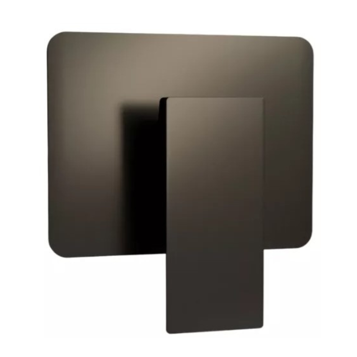 Acabamento para Registro Monocomando Ducha Higiênica Íntima Base Deca Preto Fosco Metal Luxo Pmx - 1