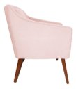Ver imagem 2 de Poltrona Gabriela Linho Rosa Bebe - Dominic Decor