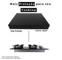 Ver imagem 6 de Tampa para Cooktop 5 Bocas 4 Lados Fechados MDF Preto