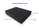 Ver imagem 2 de Tampa para Cooktop 5 Bocas 4 Lados Fechados MDF Preto