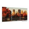 Quadro Decorativo Wall Frame Cidade Montreal Canadá 3 Peças - 2