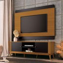 Ver imagem 3 de Painel Legacy 160cm - Edn Móveis - Cedro Natural /preto