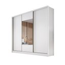 Ver imagem 3 de Guarda-Roupa Arezzo 4 Gavetas com Espelho Neve Novo Horizonte
