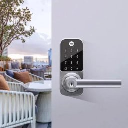 Fechadura Digital Ydl 120 com Maçaneta, Senha e Chave - 2