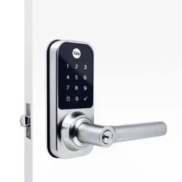 Fechadura Digital Ydl 120 com Maçaneta, Senha e Chave - 1