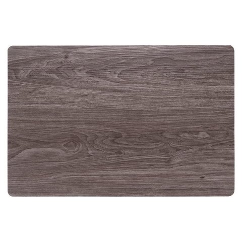 Jogo Americano 1 Unidade Rustico Laminado Cinza Elegante Copa & Cia