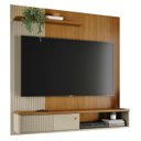 Ver imagem 5 de Painel Tv 65 Pol e Bancada Suspensa Neris Z10 Off/cumaru - Mpozenato