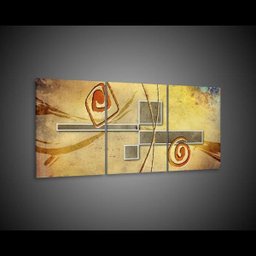 Quadro Decorativo 122x60 Sala Quarto Arte Abstrata - 6
