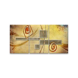 Quadro Decorativo 122x60 Sala Quarto Arte Abstrata - 1