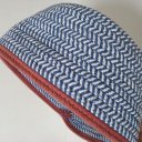 Ver imagem 3 de Cesta Decorativo Organizadora Cachepô Home&co Tecido 15x30x30cm Azul