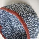 Ver imagem 5 de Cesta Decorativo Organizadora Cachepô Home&co Tecido 15x30x30cm Azul
