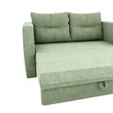 Ver imagem 4 de Sofá Cama 2 Lugares Casal 1,50 Mts Bouclê Luma Matrix Cor:boucle Oliva