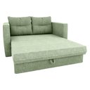 Ver imagem 2 de Sofá Cama 2 Lugares Casal 1,50 Mts Bouclê Luma Matrix Cor:boucle Oliva